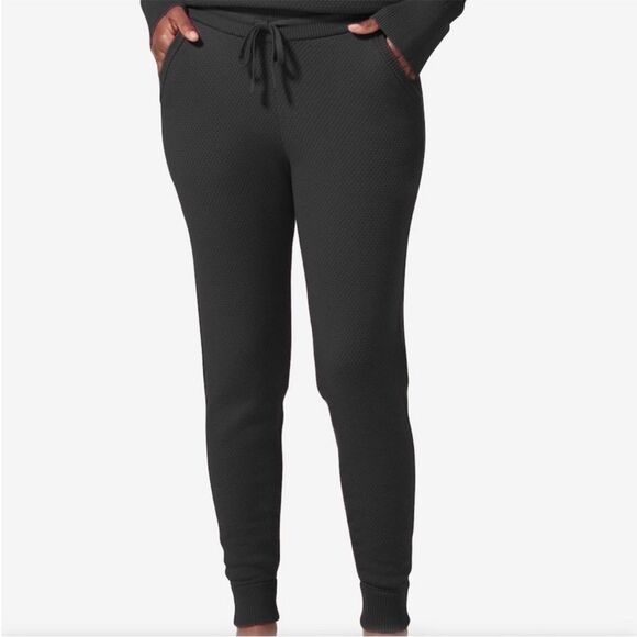 Tommy John Women's Sweater Joggers Black Size Med NWT